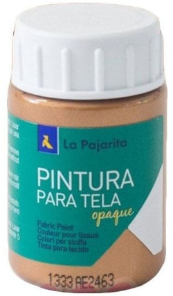 C/6 POT PINTURA PER TELA OPACA LA PAJARITA MARRON 35ML
