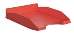 (S) PLATEAU SOBREMESA PLASTIQUE COULEUR ROUGE 345X255X60MM