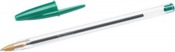 (D) BOLÍGRAFO BIC CRISTAL VERDE