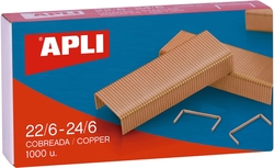 C/10 CAJAS DE 1000 GRAMPAS COBREADAS 22/6-24/6