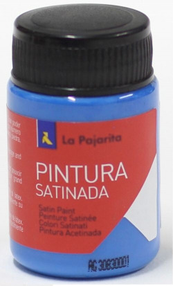 C/6 POT PEINTURE SATINADA LA PAJARITA BLEU INTENSO 35ML