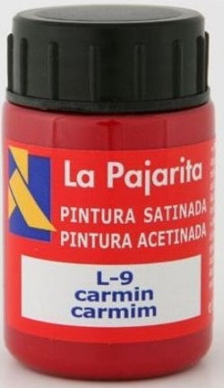 BOX OF 6 SATIN PAINT LA PAJARITA ROUGE L09