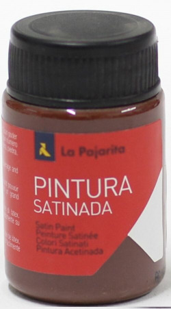 BOX OF 6 BOTTLES SATIN PAINT LA PAJARITA BROWN L32