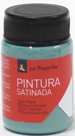 BOX OF 6 BOTTLES SATIN PAINT LA PAJARITA JADE GREEN L39