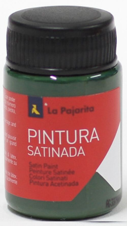 BOX OF 6 BOTTLES SATIN PAINT LA PAJARITA PINE GREEN L41