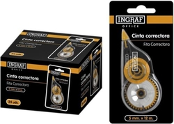 BOX OF 24 BLISTER CORRECTING TAPE OFFICE CLUB 5MMX12M