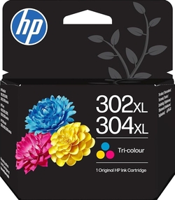 CARTUXO TINTA ORIGINAL HP 302XL  304XL TRICOLOR