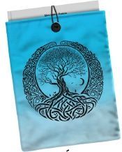 Funda acolchada para libros árbol de la vida 21x28cm