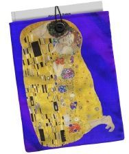 KLIMT KISS PADDED BOOK COVER 21X28CM