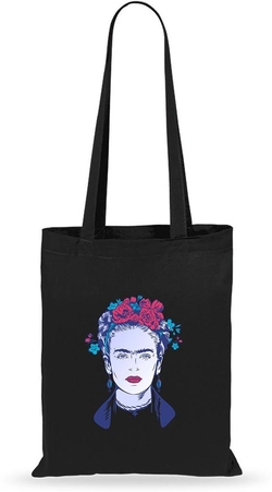 BORSA FRIDA KAHLO NEGRE