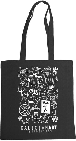 BOLSA PETROGLIFOS NEGRO