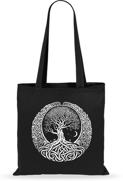 BORSA ARBOL DE LA VIDA NEGRE