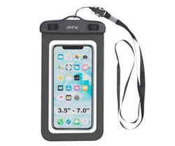 Jc Funda Impermeable Con Correa Negra / Universal Hasta 7