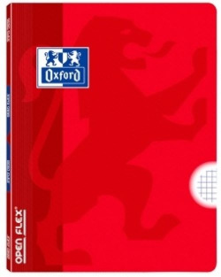 PACK/10 CADERNO OPENFLEX A4 48H 90G CADERNO 4X4 VERMELHO T. PLASTIC