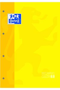 PAQ/5 RECAMBIO COLOR1 AMARELO A4 80H 4TAL 90G. CUAD.5X5