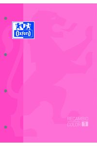 PACK/5 RECARGA COLOR1 COR-DE-ROSA CHICLE A4 80H 4TAL 90G. CUAD.5X5