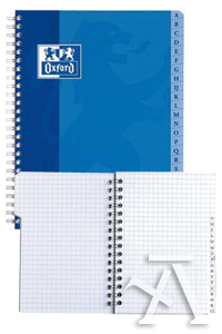 CADERNO INDICE ALFABETICO A5 180H 90G. CUAD.5X5 T.BLANDA