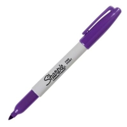 C/12 MARCADOR SHARPIE PONTA FINA VIOLETA PERMANENTE