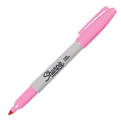 C/12 MARCADOR SHARPIE PONTA FINA COR-DE-ROSA PERMANENTE