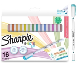 ESTOXO 12 MARCADORES CREATIVOS SHARPIE S-NOTE DUO PASTEL