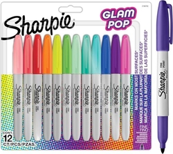 CASE OF 12 SHARPIE FINO MARKERS IN ASSORTED COLORS
