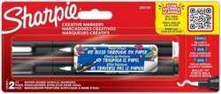 ESTOJO 2 MARCADORES SHARPIE CRATIVE MARKER PONTA PINCEL