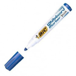 BOX OF 12 FELT-TIPPED MARKERS VELLEDA 1701 BLUE WHITEBOARD MARKER