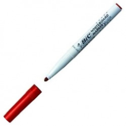 BOX OF 12 FELT-TIPPED MARKERS VELLEDA 1741 RED ROUND TIP