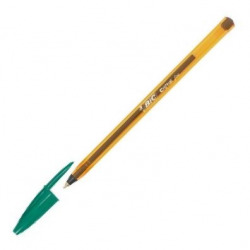 BOX OF 50 PENS BIC CRISTAL FINE GREEN