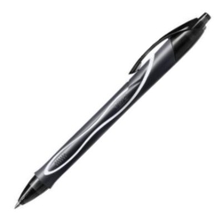 BOX OF 12 PENS BIC GEL-OCITY QUICK DRY COLOR BLACK