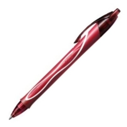 C/12 BOLIGRAF BIC GEL-OCITY QUICK DRY COLOR VERMELL