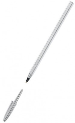 boligrafos bic cristal plata tinta negra punta 1mm
