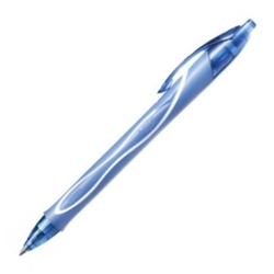 C/12 CANETA BIC GEL-OCITY QUICK DRY COR AZUL PASTEL