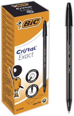 C/20 CANETA BIC CRISTAL EXACT PRETO