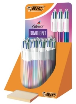 EXP 30 BOLIGRAFOS 4 COULEURS GRADIENT POINTE 1MM