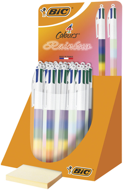 EXP 30 BOLIGRAFO 4 CORES RAIBOW MIXED PUNTA 1MM