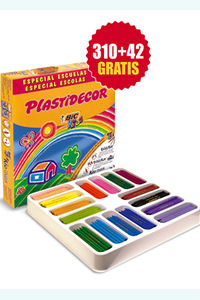 BOÎTE 352 CRAYON DE CIRE PLASTIDECOR BIC COULEURS ASSORTIMENTS