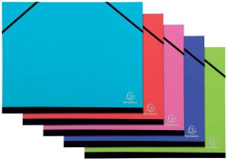 BOX OF 5 DRAWING CARDBOARD FOLDERS A4 IDERAMA ASSORTED