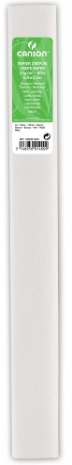ROTLLO CONTINUO PAPER CRESPON 50X250CM BLANC 30G
