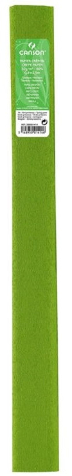 ROULER CONTINUO PAPIER CRESPON 50X250CM VERT PRIMAVERA 32G