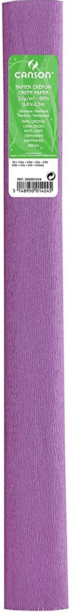 ROLO CONTINUO PAPEL CRESPON 50X250CM LILA 30G