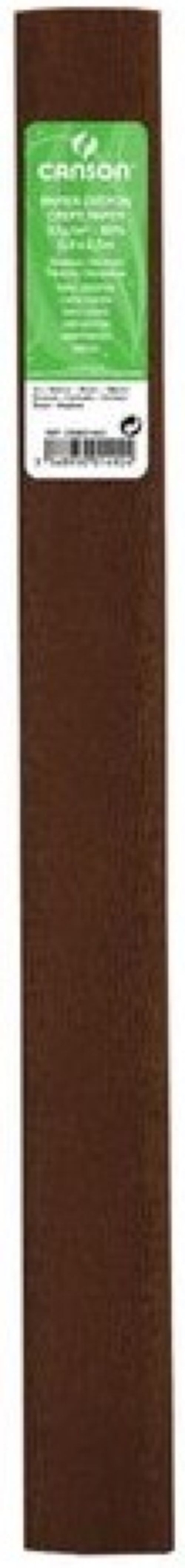 ROLO CONTINUO PAPEL CRESPON 50X250CM CASTANHO 30G
