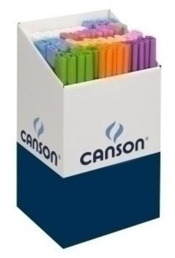 EXP 60 ROLLS OF CRESPON PAPER 50X250 PASTEL COLORS 30G