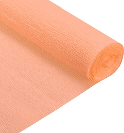 PACK/10 CONTINUOUS ROLL OF CRESPON PAPER 50X250CM CORAL 32G