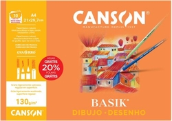 MINIPACK 8+2 LAMINAS DESSIN BASIK A4 130G. LISO