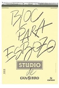 BLOC ESPIRAL DE ESBOZO STUDIO A5 50H 90G. MICROPERFORADO