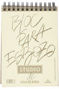 SPIRAL SKETCH NOTEPAD STUDIO A5 50 SHEETS 90G THIN GRAPH