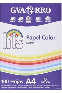 PAQUETE IRIS REPRO A4 100H 80G COLOR NARANJA GUARRO