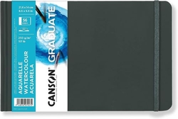 QUADERN CANSON GRADUATE ACUARELA 14X21,6 28H 250G G. FI