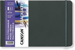 CAHIER CANSON MIX MEDIA BLANC 14X21,6 36H 200G G. FIN